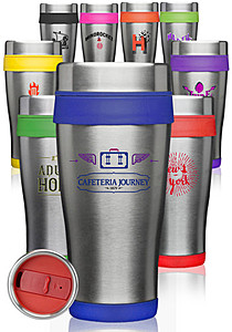 Photo of 16 Oz. Insulated Stainless Steel Travel Mugs