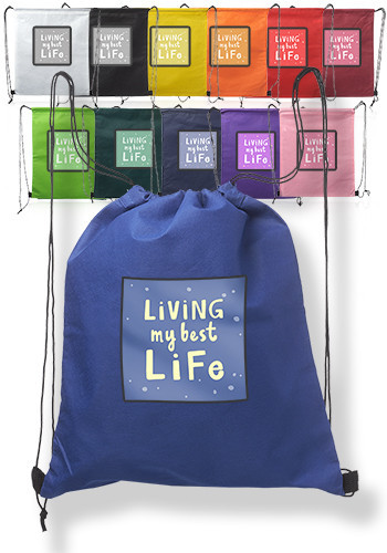 Main photo of Non Woven Drawstring Backpacks