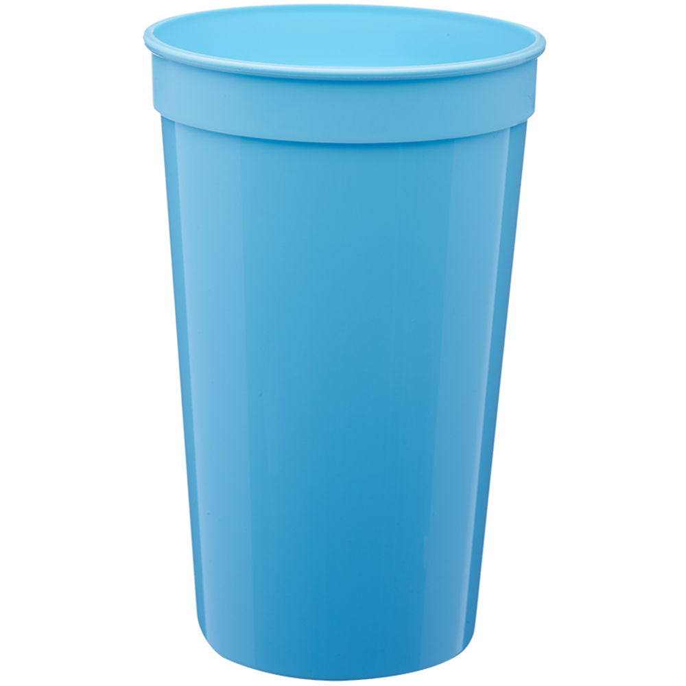Light Blue color option for 22 Oz. Plastic Stadium Cups