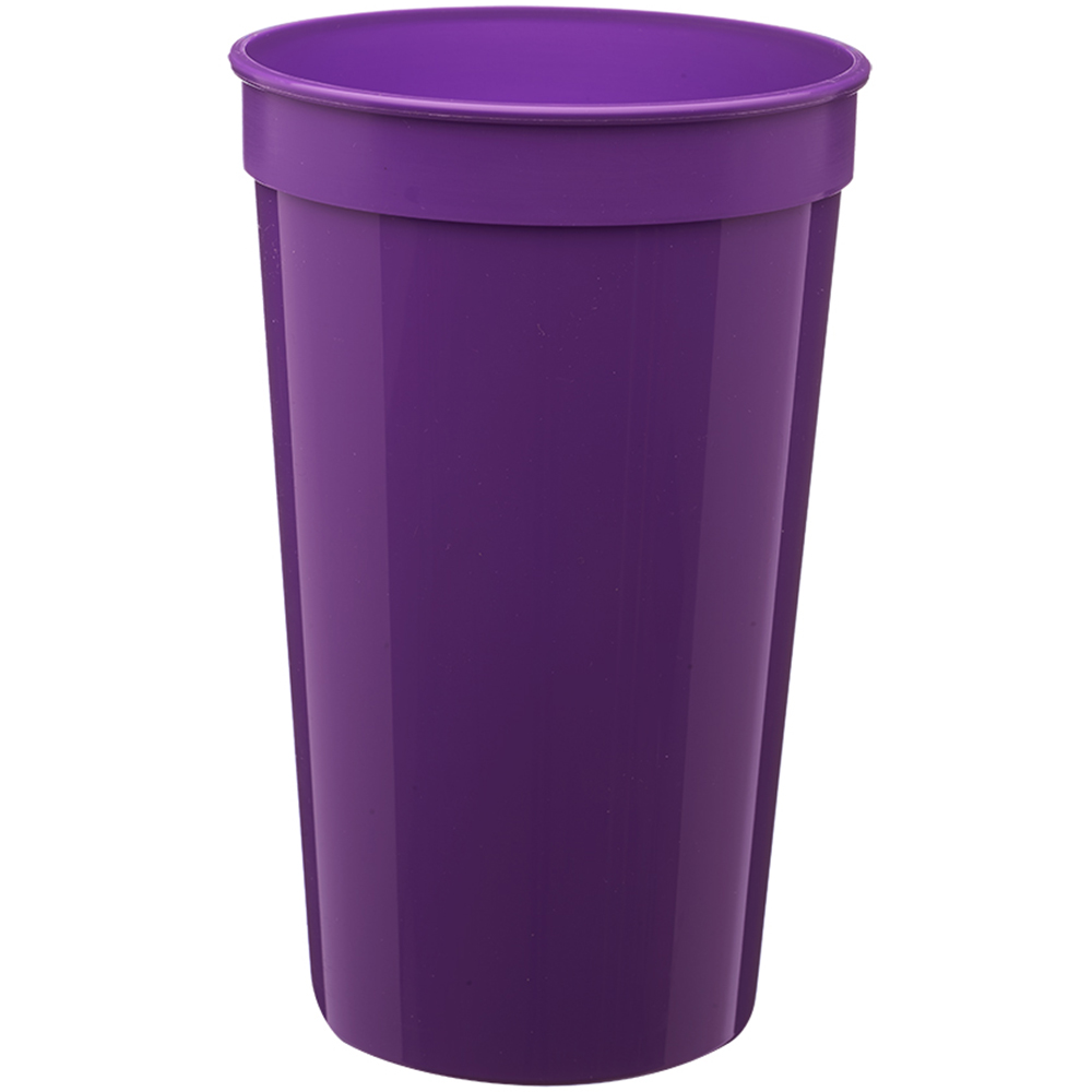 Purple color option for 22 Oz. Plastic Stadium Cups