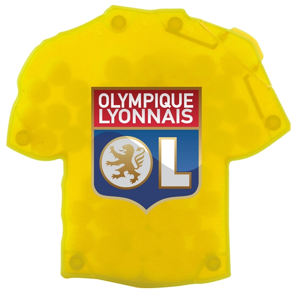 Translucent Yellow color option for T Shirt Credit Card Shaped Mint Container