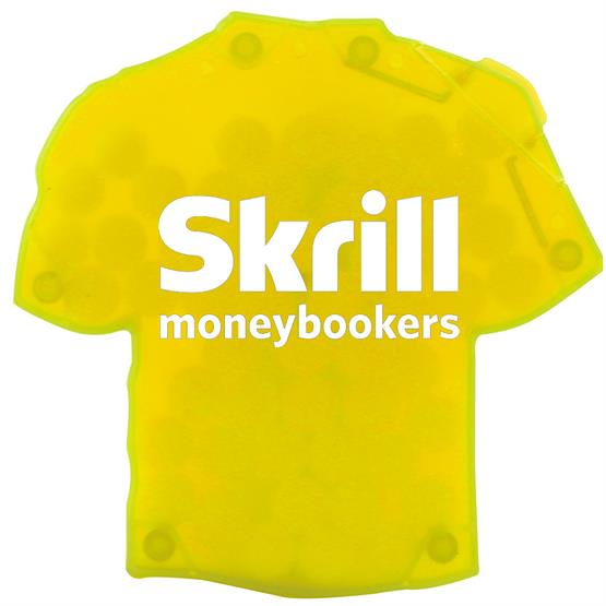 Yellow color option for T Shirt Credit Card Shaped Mint Container