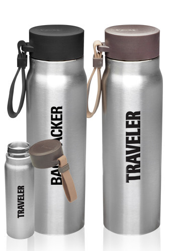 Main photo of 17 Oz. Vacuum Insulated Water Bottles With Carrying Strap