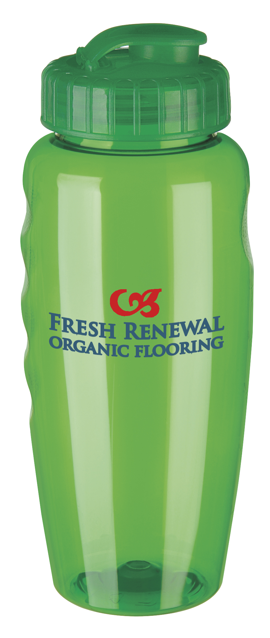 Green color option for Gripper Poly Clear® Bottle 31 Oz.