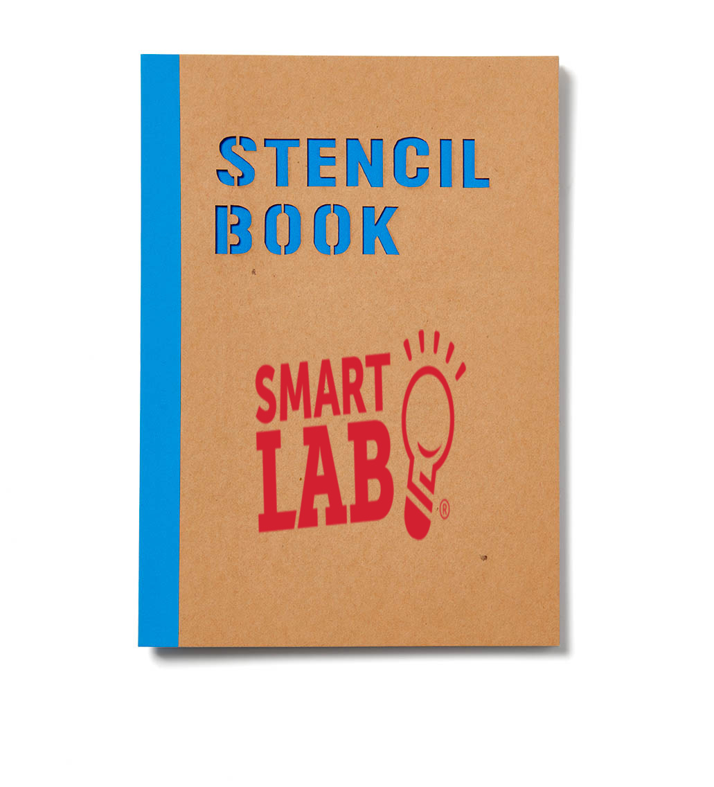 Blue color option for 5 3/4" X 8 1/4" Stencil Book