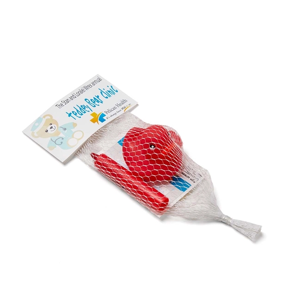 Red color option for Bathtub Crayon And Rubber Duck Set