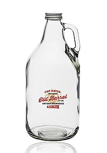 Photo of 64 Oz. Clear Glass Beer Growlers