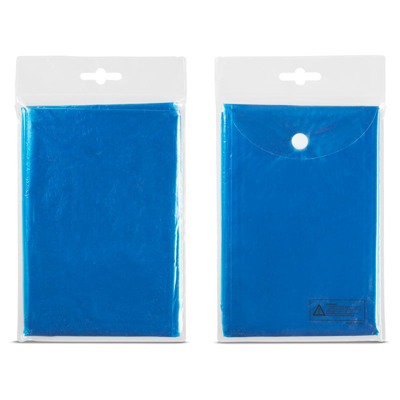 Blue color option for Disposable Rain Poncho