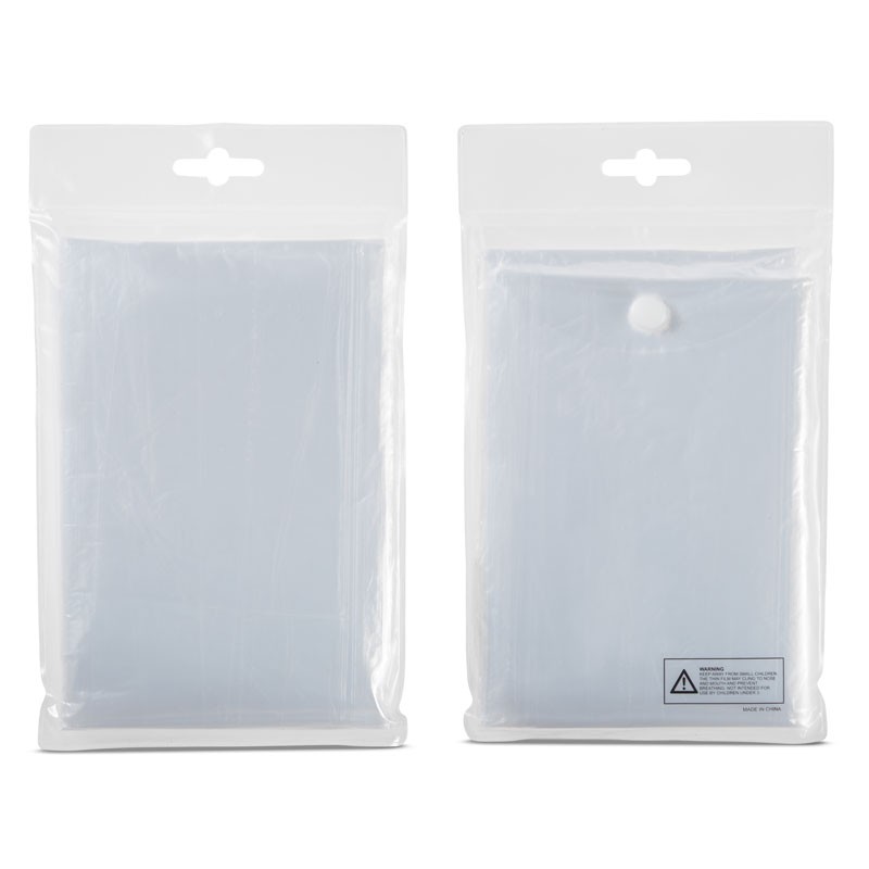 Clear color option for Disposable Rain Poncho
