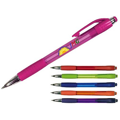 Main photo of Mardi Gras Grip Pen, Full Color Digital
