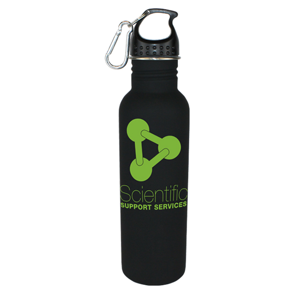 Black color option for 25 Oz. Halcyon® Stainless Quest Bottle