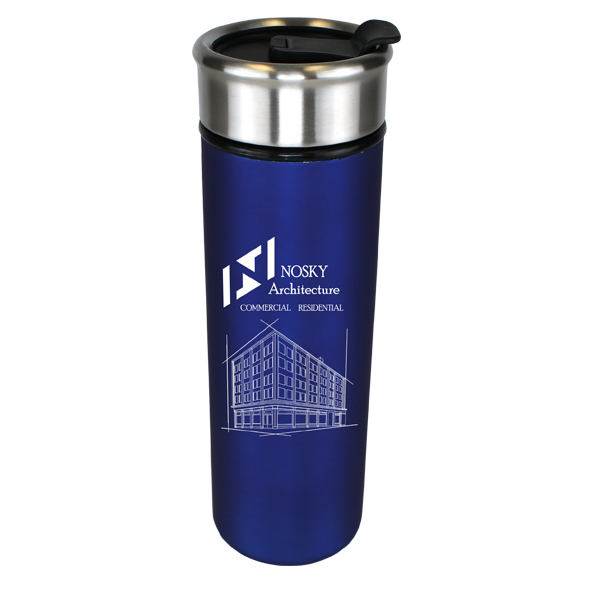 Metallic Blue color option for 16 Oz. Halcyon® Voyager Tumbler