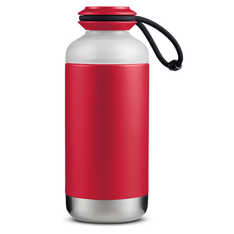 Red color option for 16.9 Oz. Contour Vacuum Bottle With Duo Lid