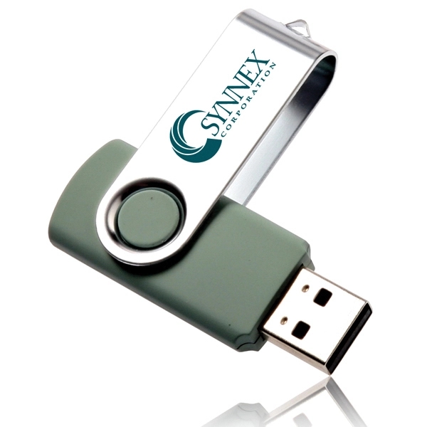 Grey color option for 8 Gb Swivel Usb Flash Drives