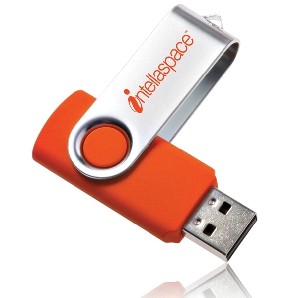 Orange color option for 8 Gb Swivel Usb Flash Drives