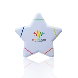 Photo of Star Shaped 5 Color Highlighters