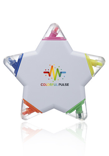 Photo of Star Shaped 5 Color Highlighters