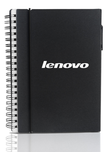 Black color option for Spiral Notebooks With Elastic Closure
