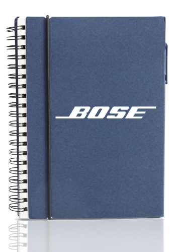 Navy color option for Spiral Notebooks With Elastic Closure