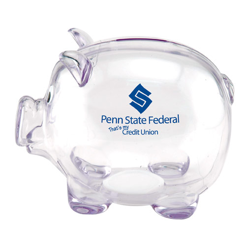 Clear color option for Mr. Piggy Bank