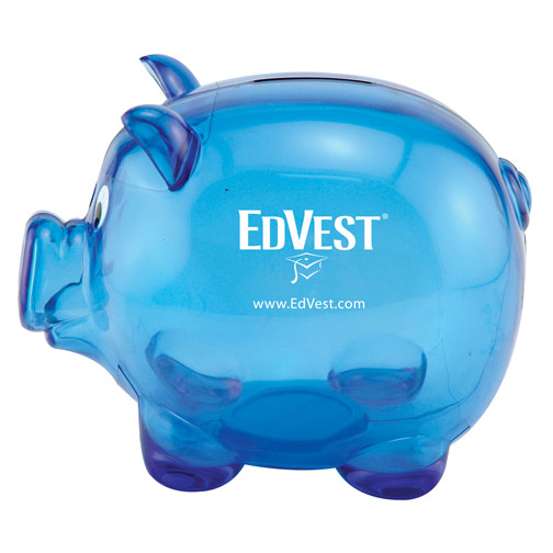 Translucent Blue color option for Mr. Piggy Bank