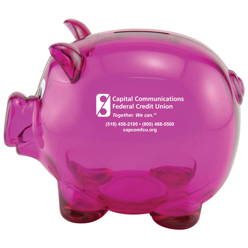 Translucent Purple color option for Mr. Piggy Bank