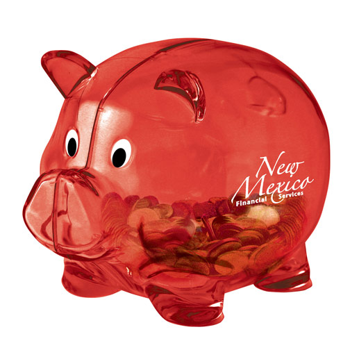 Translucent Red color option for Mr. Piggy Bank