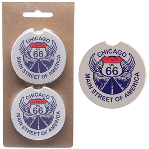Photo of Absorbent Stone Car Coaster Set