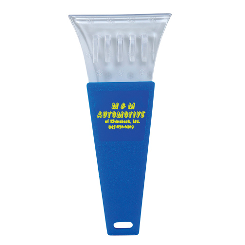 Blue Handle W/Clear Blade color option for Dynamo Ice Scraper