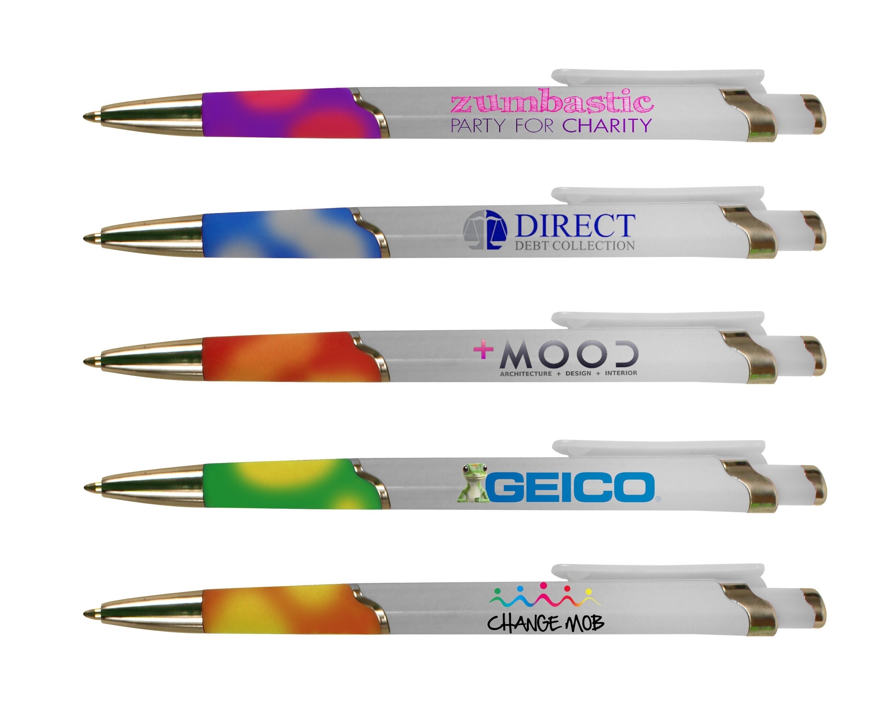 Purple To Pink color option for Mood Grip Pen, Full Color Digital