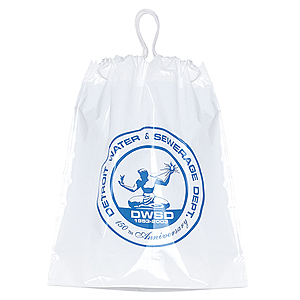 Photo of Plastic Cotton Draw Bag 12x16x 4