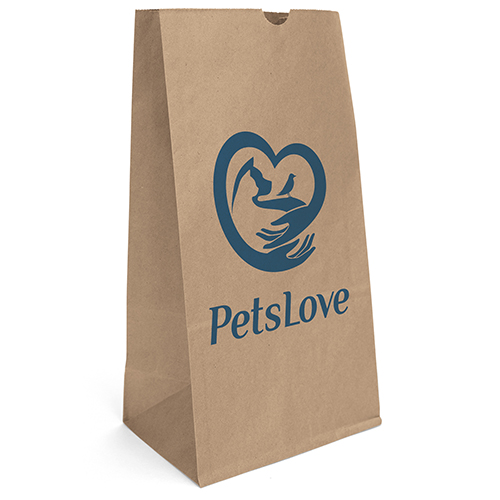 Brown Kraft color option for 20# Sos Bag