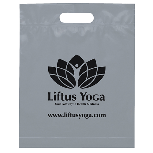 Gray color option for Die Cut Handle Bag 12x15x3