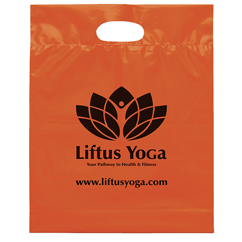Orange color option for Die Cut Handle Bag 12x15x3