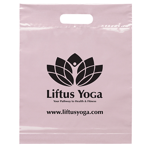 Pink color option for Die Cut Handle Bag 12x15x3