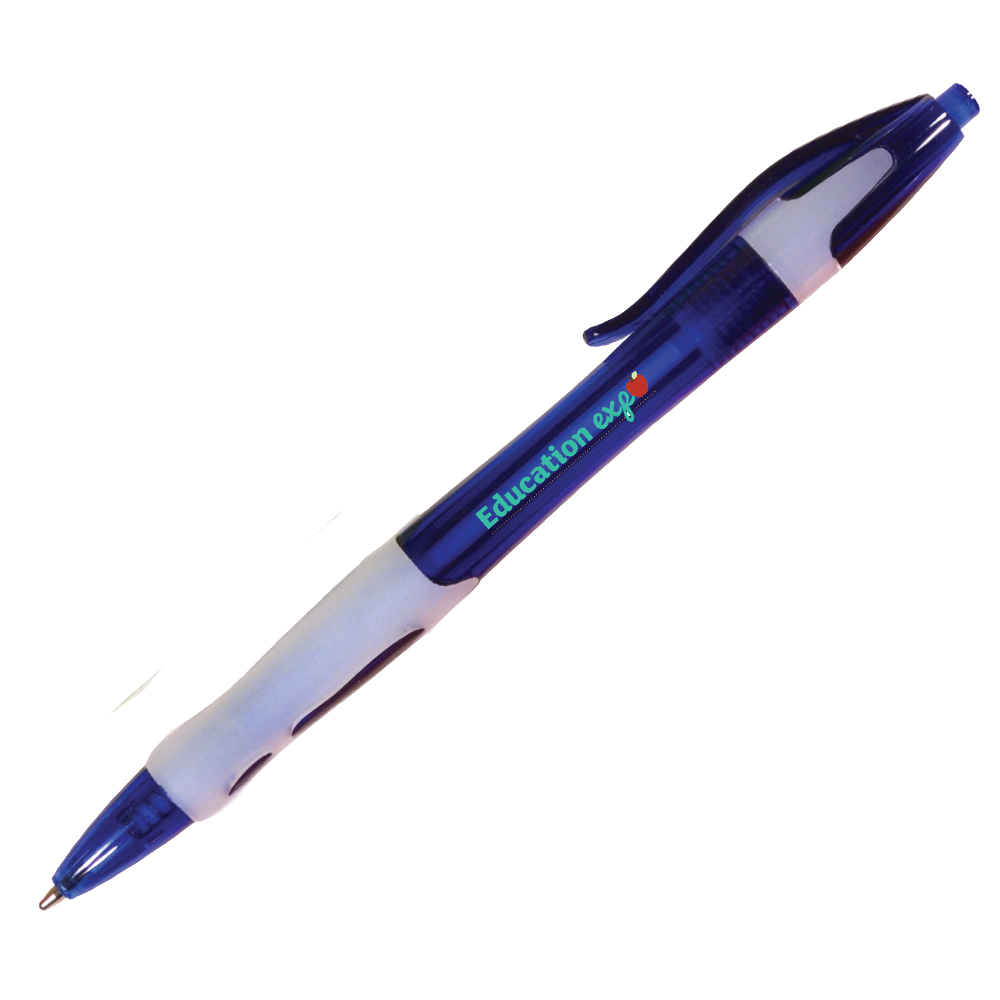 Blue color option for Pacific Grip Pen, Full Color Digital