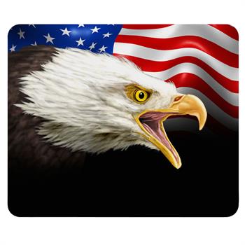 Stock Usa Eagle color option for 1/16" Rectangle 4 Color Process Mousepad