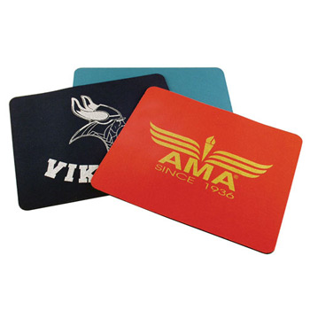 Red color option for 1/8" Rectangle Screen Printed Mouse Pad
