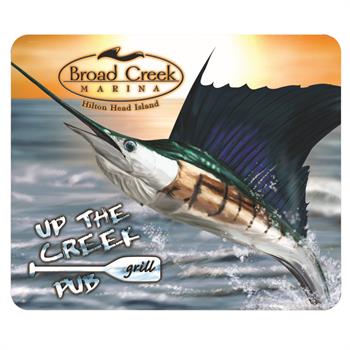 Sample color option for 1/8" Rectangle 4 Color Process Mouse Pad