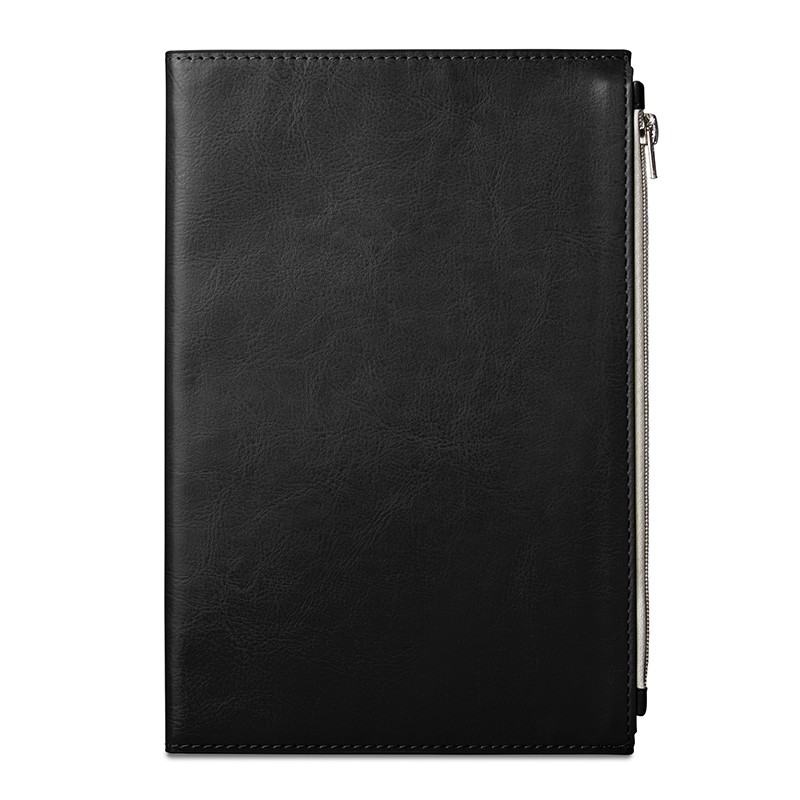 Black color option for Element Softbound Journal With Zipper Pocket