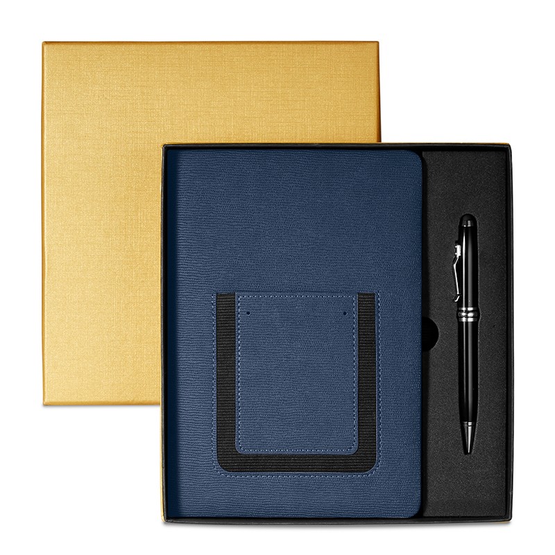 Blue Navy color option for Roma Journal & Executive Stylus Pen Set