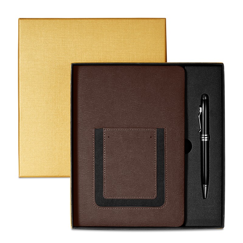Brown color option for Roma Journal & Executive Stylus Pen Set