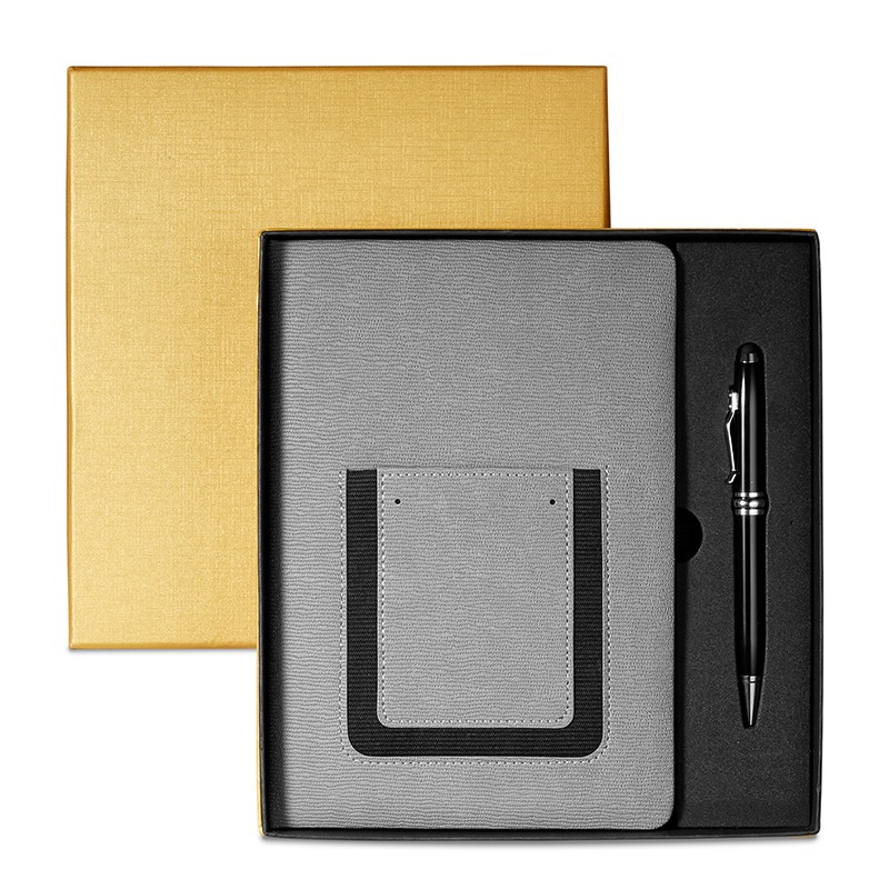 Gray color option for Roma Journal & Executive Stylus Pen Set