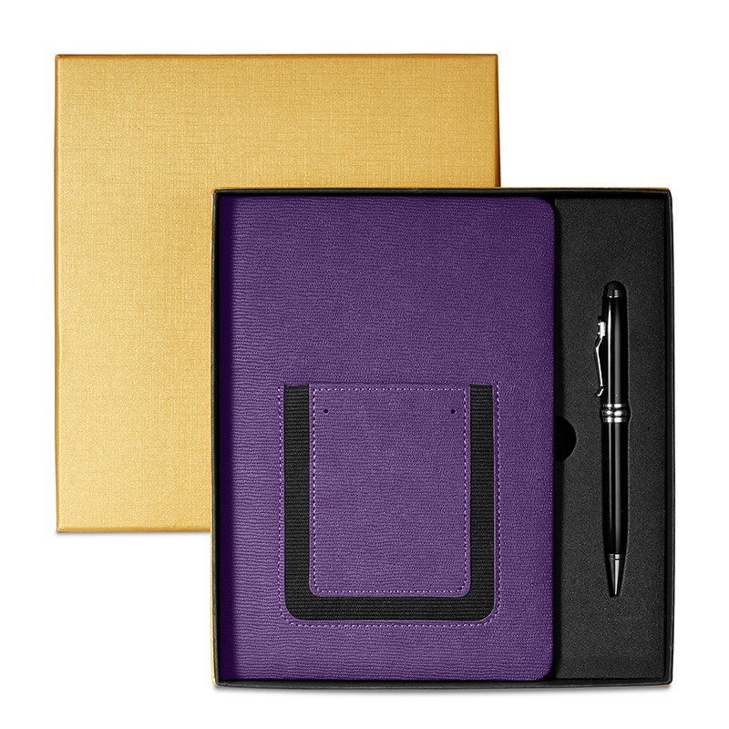 Purple color option for Roma Journal & Executive Stylus Pen Set