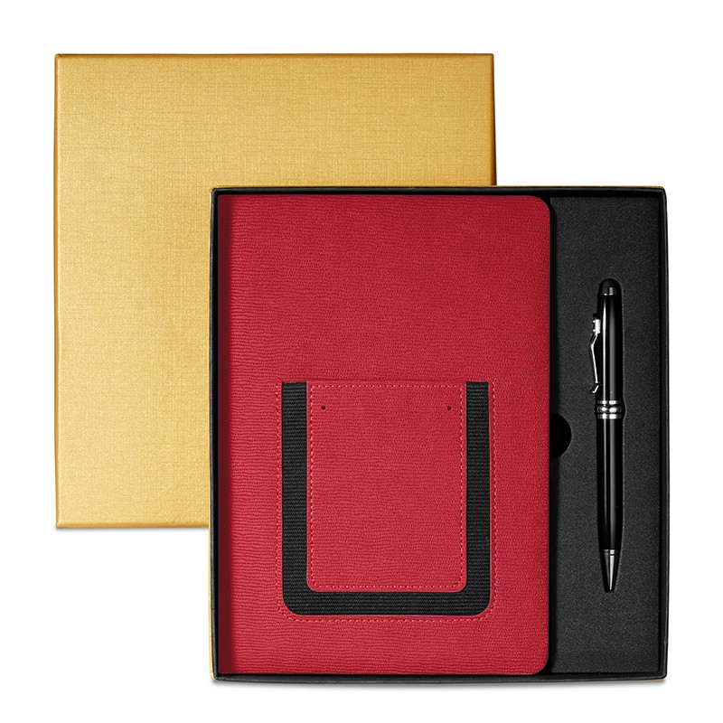 Red color option for Roma Journal & Executive Stylus Pen Set