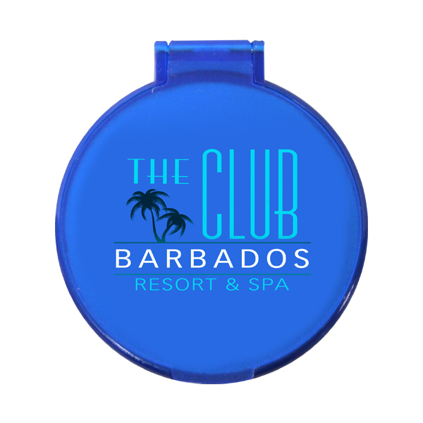 Translucent Blue color option for Round Mirror,Full Color Digital