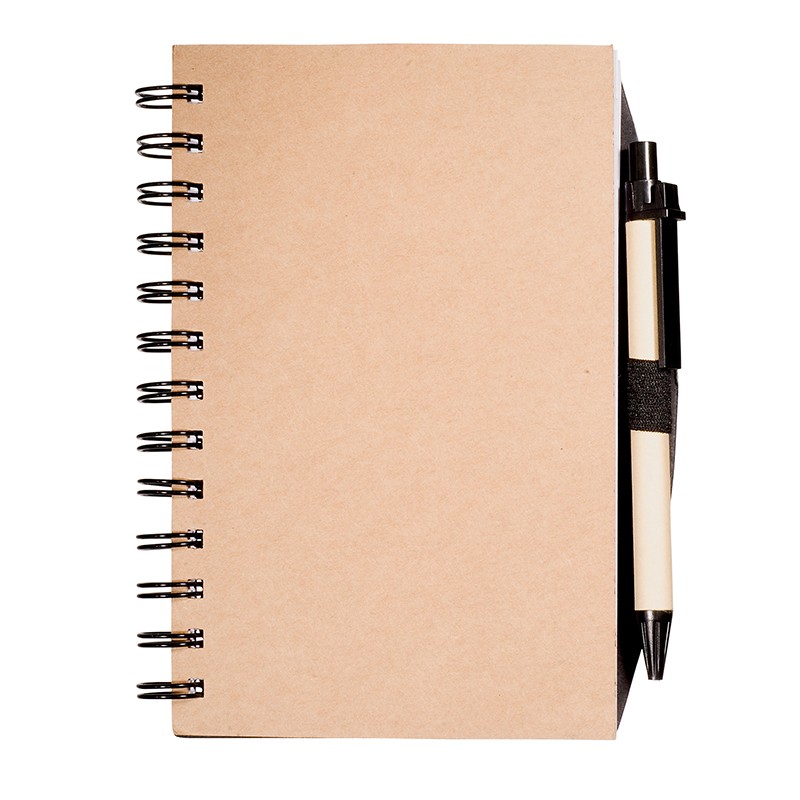 Natural color option for Eco Easy Notebook/Pen Combo