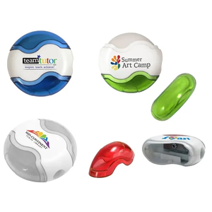 Photo of Round Pencil Sharpener Eraser Combo, Full Color Digital