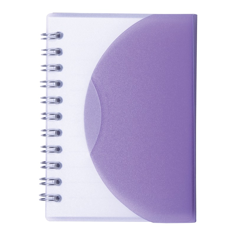 Translucent Purple color option for Small Spiral Curve Notebook