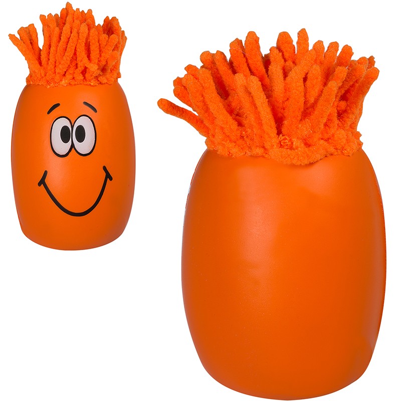 Orange color option for Goofy Group™ Mop Toppers® Stress Reliever